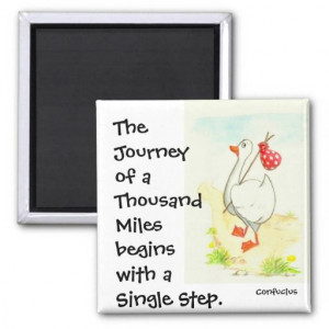 Goose' motivational Magnet with Confucius Quote: $4.10 - http://www ...