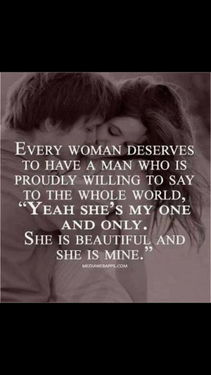 What every woman deserves!