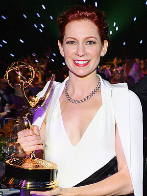 Carrie Preston Wins an Emmy, But Loses a Snack
