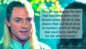 Celeborn to Boromir, The Fellowship of the Ring, Book II, Farewell ...