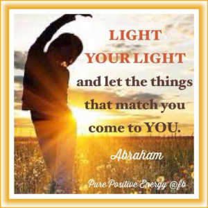 ... the things that match you come to you. *Abraham-Hicks Quotes (AHQ1160