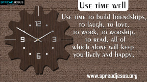TIME MANAGEMENT QUOTES HD-WALLPAPERS FREE DOWNLOAD Use time well ...
