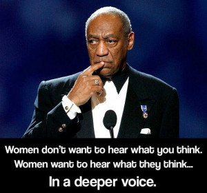women don’t want to hear what you think