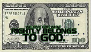Bible Scripture Confession For Our Firstfruits/Tithing