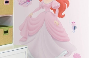 Other angles of Princess Ariel Giant Wall Decal Disney