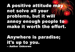 Daily Motivational Quote 8: “A positive attitude may not solve all ...