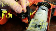 Black and Decker drill fix. Forward reverse switch broke. cheap drill ...
