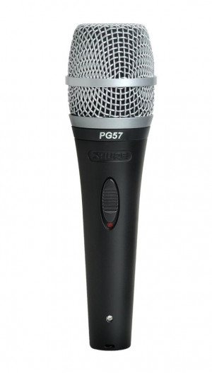 shure pg57 xlr dynamic microphone