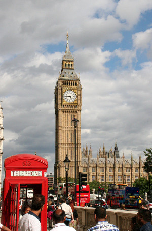 Night Big Ben Light London