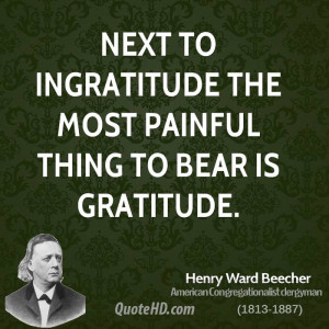 Next Ingratitude The Most Painful Thing Bear Gratitude
