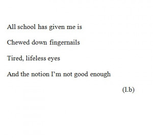 suicidal suicide quotes tired school ugly fml not good enough ...