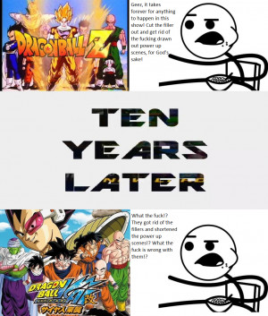 DBZ Just Can't Win With It's Fans random