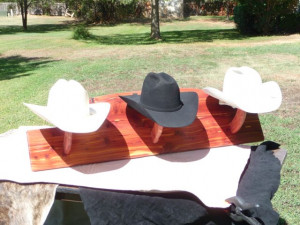 Cowboy Hat Rack Wall Mount