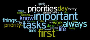 Setting priorities: A strategy for the self