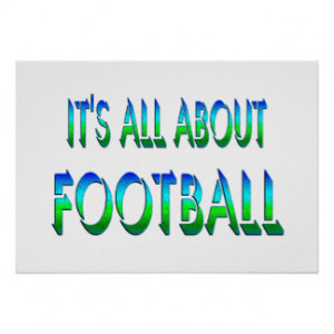 Teamwork Sports Quotes Football quote sports poster