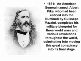 1871: An American General named Albert Pike, who had been enticed into ...