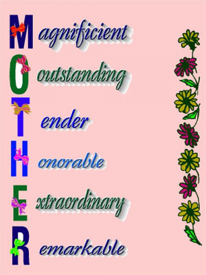 Nice Quotes For Mother Day
