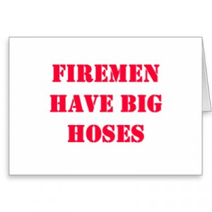 Funny Firemen Greeting Card