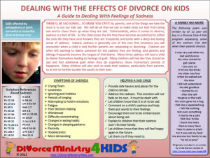 Sadness and the Child of Divorce