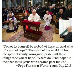 Pope Francis on Hope #quotes #Catholic #advent