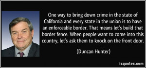 More Duncan Hunter Quotes