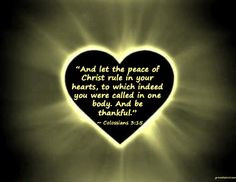 ... the privilege to rule my heart. I'm thankful for His loving act. More