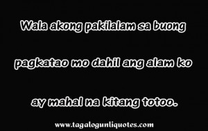 Sweet Love Quote Tagalog - True Love and Trusting