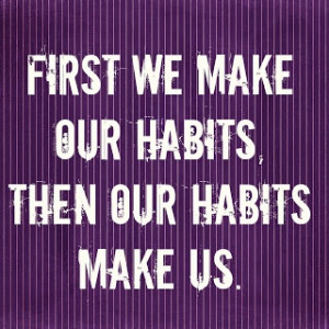 Quote about habits. Like it!