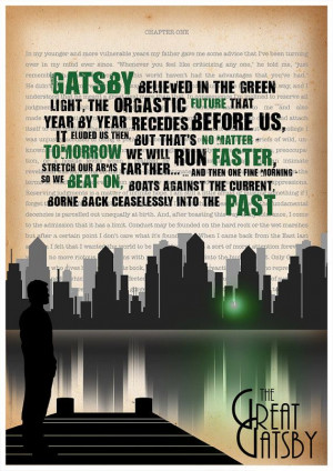 The Great Gatsby Movie Poster by Redpostbox