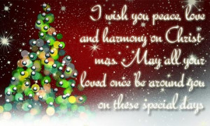 Merry Christmas Greetings Sayings Peaceful christmas wishes