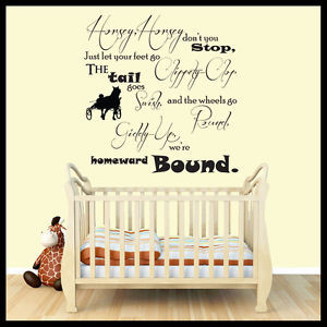 ... Rhyme-Wall-Stickers-Quotes-Wall-Decals-Wall-Art-Graphics-HORSEY-HORSE