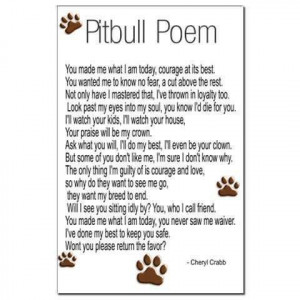 Pit Bull Poem