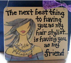 Hair Stylist Gifts Sign - #SBD-5029