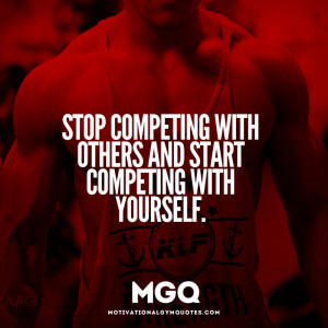 Stop competing with others…
