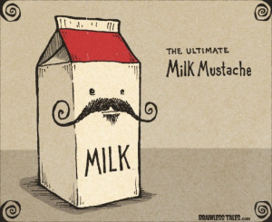 milk mustache :-(D