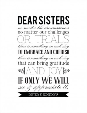 Dear Sisters Free Printable