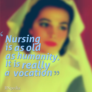 Nursing is as old as humanity. It is really a 