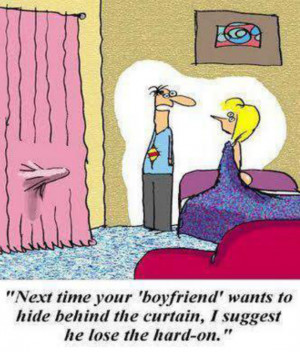 Funny cheating wife cartoon