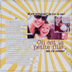 Ideas for Two Part Titles on Scrapbook Pages Marie Pierre Capistran