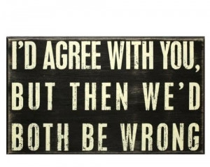 let's agree to disagree