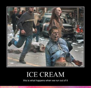 no more ice cream - zombieland Fan Art