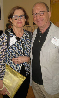 Roberta Smith art critic for The New York Times and her husband