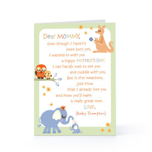 hallmark.comLetter from Baby-to-Be - Mother's Day Greeting Card ...