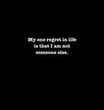 One Regret - Woody Allen Quotes t shirt