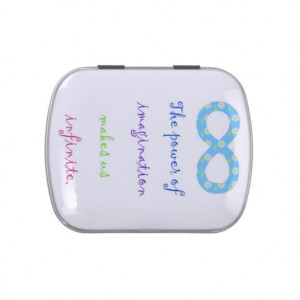 Infinity Symbol Inspirational Quote Candy Tin