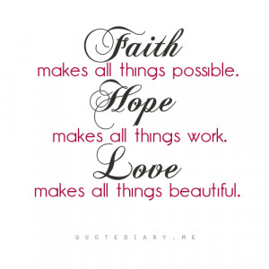 bible quotes on faith hope and love