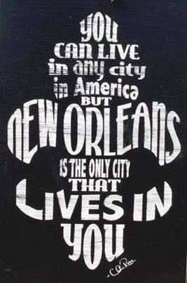 New Orleans Fleur de Lis quote...
