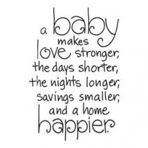 Baby Happy Family Quotes and Sayings Images for Nursery Baby Bedroom ...