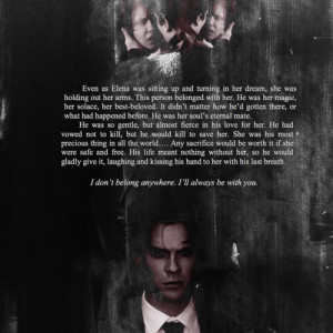 BOOK! Quote From Tumblr - damon-and-elena Fan Art