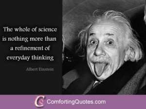 Albert Einstein Science Quote